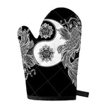 Yin And Yang Koi Carp Fish Print Single Oven Mitt