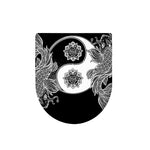 Yin And Yang Koi Carp Fish Print Toilet Lid Cover