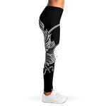 Yin And Yang Koi Carp Fish Print Women's Leggings