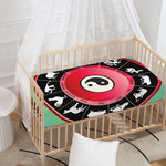 Yin Yang Chinese Zodiac Signs Print Baby Crib Sheet
