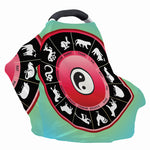 Yin Yang Chinese Zodiac Signs Print Baby Seat Cover