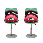 Yin Yang Chinese Zodiac Signs Print Bar Stool Covers