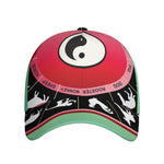Yin Yang Chinese Zodiac Signs Print Baseball Cap
