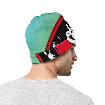 Yin Yang Chinese Zodiac Signs Print Beanie