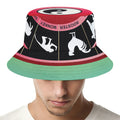 Yin Yang Chinese Zodiac Signs Print Bucket Hat