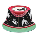 Yin Yang Chinese Zodiac Signs Print Bucket Hat