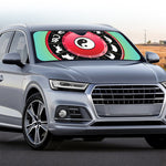 Yin Yang Chinese Zodiac Signs Print Car Windshield Sun Shade