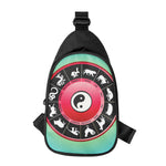 Yin Yang Chinese Zodiac Signs Print Chest Bag