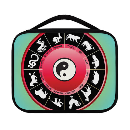 Yin Yang Chinese Zodiac Signs Print Classic Bible Case