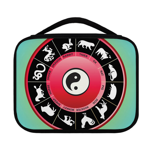 Yin Yang Chinese Zodiac Signs Print Classic Bible Case