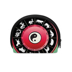 Yin Yang Chinese Zodiac Signs Print Coin Purse