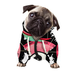 Yin Yang Chinese Zodiac Signs Print Dog Zip Up Hoodie