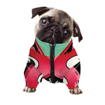 Yin Yang Chinese Zodiac Signs Print Dog Zip Up Jacket