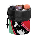 Yin Yang Chinese Zodiac Signs Print Drawstring Makeup Bag
