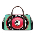 Yin Yang Chinese Zodiac Signs Print Duffel Bag