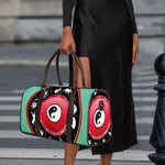 Yin Yang Chinese Zodiac Signs Print Duffle Bag