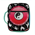 Yin Yang Chinese Zodiac Signs Print Front Pocket Bible Bag