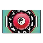 Yin Yang Chinese Zodiac Signs Print Golf Cart Seat Cover