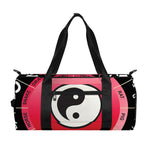 Yin Yang Chinese Zodiac Signs Print Gym Bag