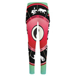 Yin Yang Chinese Zodiac Signs Print High-Waisted Pocket Leggings