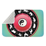 Yin Yang Chinese Zodiac Signs Print Indoor Door Mat