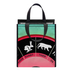 Yin Yang Chinese Zodiac Signs Print Insulated Lunch Tote