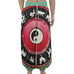 Yin Yang Chinese Zodiac Signs Print Lantern Pants