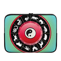 Yin Yang Chinese Zodiac Signs Print Laptop Sleeve