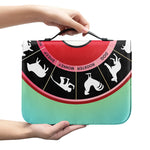 Yin Yang Chinese Zodiac Signs Print Leather Bible Cover