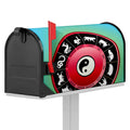 Yin Yang Chinese Zodiac Signs Print Mailbox Cover