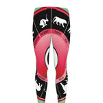 Yin Yang Chinese Zodiac Signs Print Men's leggings