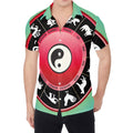 Yin Yang Chinese Zodiac Signs Print Men's Shirt