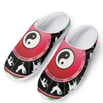 Yin Yang Chinese Zodiac Signs Print Mesh Casual Shoes