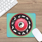Yin Yang Chinese Zodiac Signs Print Mouse Pad