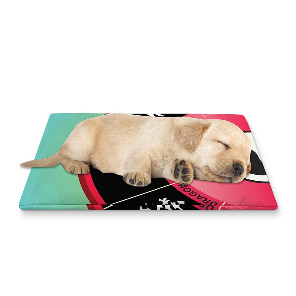 Yin Yang Chinese Zodiac Signs Print Pet Cooling Mat Cover