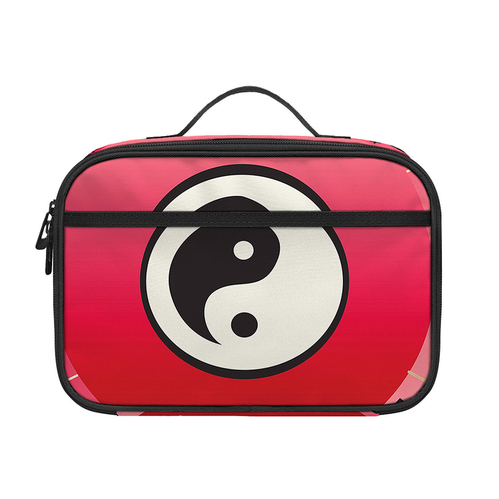Yin Yang Chinese Zodiac Signs Print Portable Lunch Bag