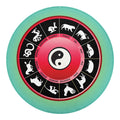 Yin Yang Chinese Zodiac Signs Print Round Blanket