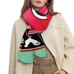 Yin Yang Chinese Zodiac Signs Print Scarf
