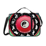 Yin Yang Chinese Zodiac Signs Print Shoulder Strap Bible Bag