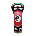 Yin Yang Chinese Zodiac Signs Print Single Neoprene Wine Tote