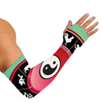Yin Yang Chinese Zodiac Signs Print Sun Protection Arm Sleeves