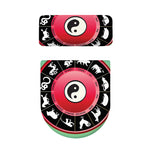 Yin Yang Chinese Zodiac Signs Print Toilet Lid And Tank Cover Set