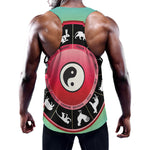 Yin Yang Chinese Zodiac Signs Print Training Tank Top