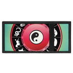 Yin Yang Chinese Zodiac Signs Print Trifold Wallet