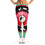 Yin Yang Chinese Zodiac Signs Print Women's Leggings