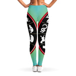 Yin Yang Chinese Zodiac Signs Print Women's Leggings