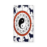 Yin Yang Chinese Zodiac Wheel Print Baby Crib Sheet