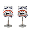 Yin Yang Chinese Zodiac Wheel Print Bar Stool Covers