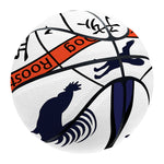 Yin Yang Chinese Zodiac Wheel Print Basketball