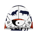 Yin Yang Chinese Zodiac Wheel Print Beanie